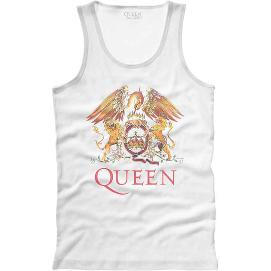 Queen Vest Top - Classic Crest | Buy Now For 24.99