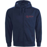 Queen Zip Hoodie - Classic Crest BackPrint