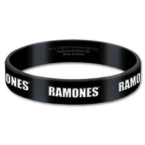 Ramones Wrist Bands - Rubber Gummy - Logo