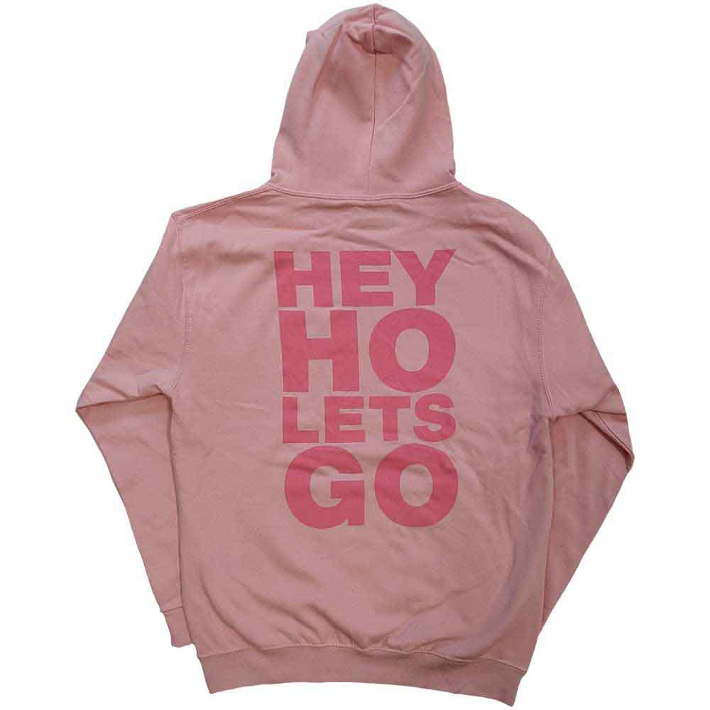 Ramones Hoodie - Pink Hey Ho Seal