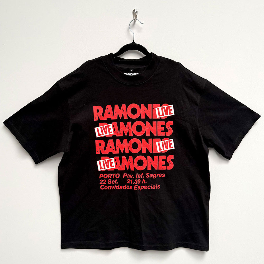 Ramones T Shirt - Concert Oversized | Buy Now For 29.99