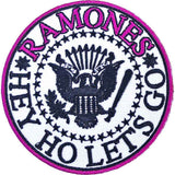 Ramones Patches - Iron On - Hey Ho Let's Go V1