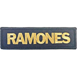 Ramones Patches - Iron On - Gold Logo