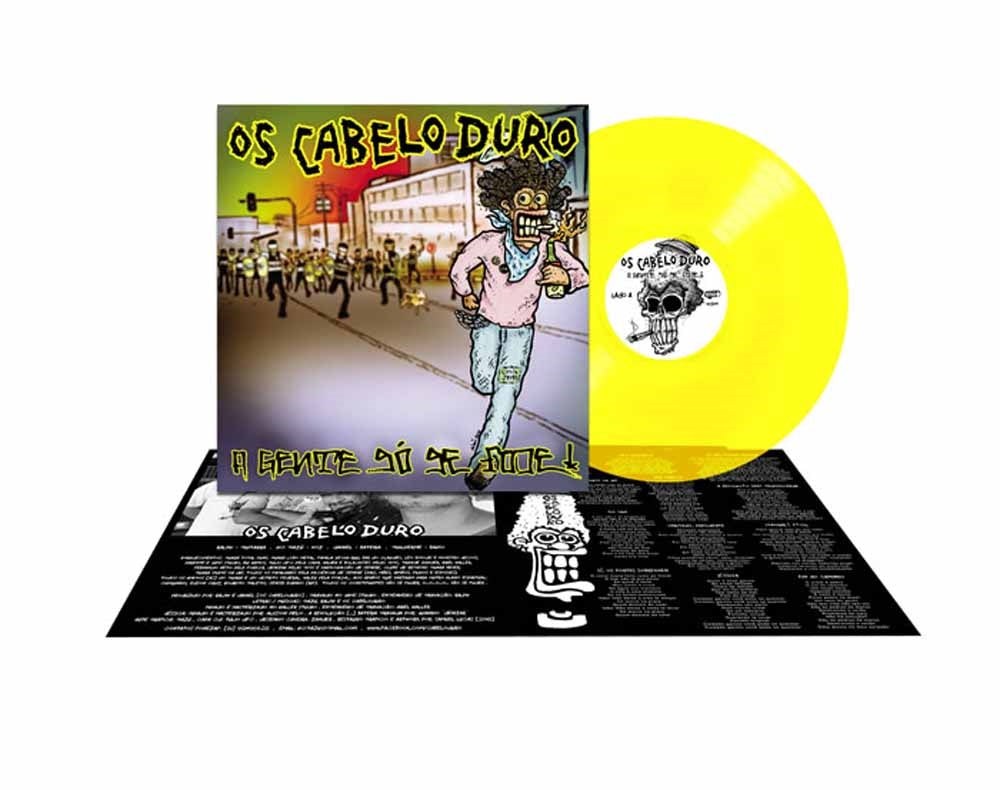 Os Cabelo Duro LP - A Gente Só Se Fode (Transparent Yellow Vinyl) | Buy Now For 47.99
