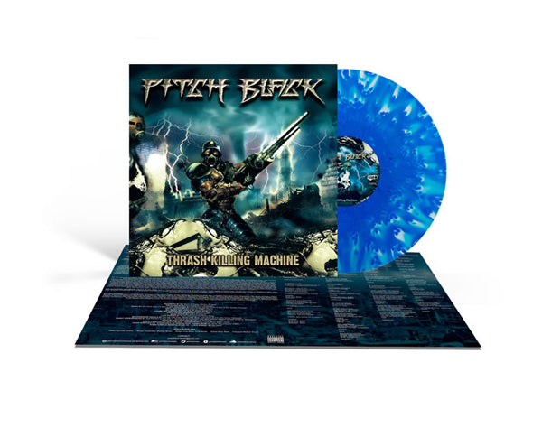 Pitch Black LP - Thrash Killing Machine (Cloudy Blue Vinyl) | Buy Now For 50.99