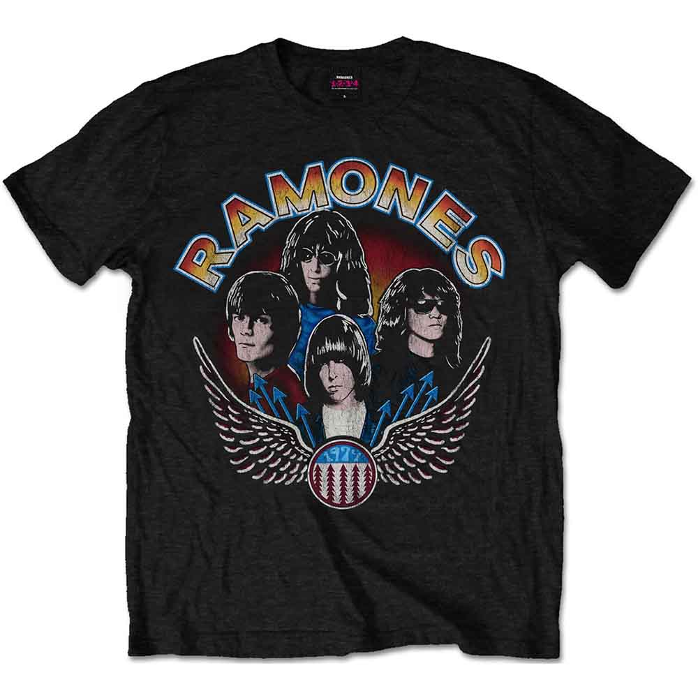 Ramones T Shirt - Vtge Wings Photo