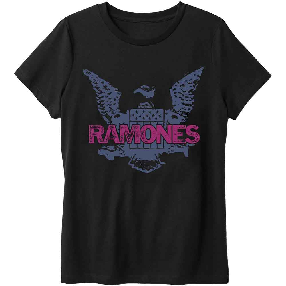 Ramones T Shirt - Purple Eagle