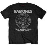 Ramones T Shirt - First World Tour 1978