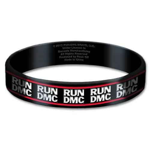 Run DMC Wrist Band - Rubber Gummy - Logo