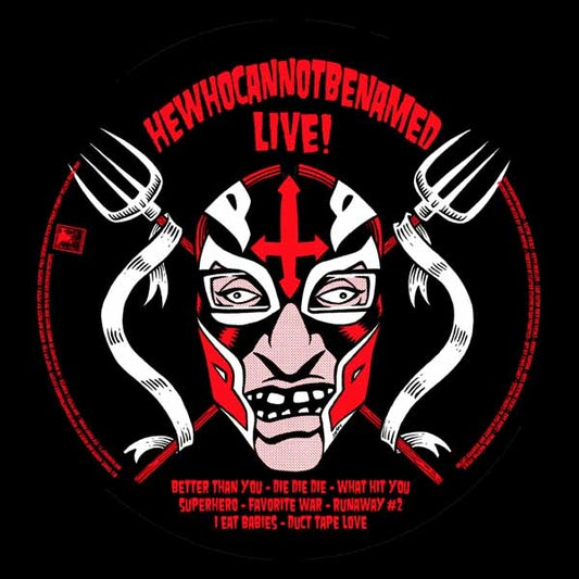He Who Cannot Be Named & Pink Lincolns LP - Live!/Live At The Emerald (Split Picture Disc) | Buy Now For 35.99