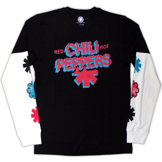 Red Hot Chili Peppers Long Sleeve T Shirt - Shock Logo | Buy Now For 29.99