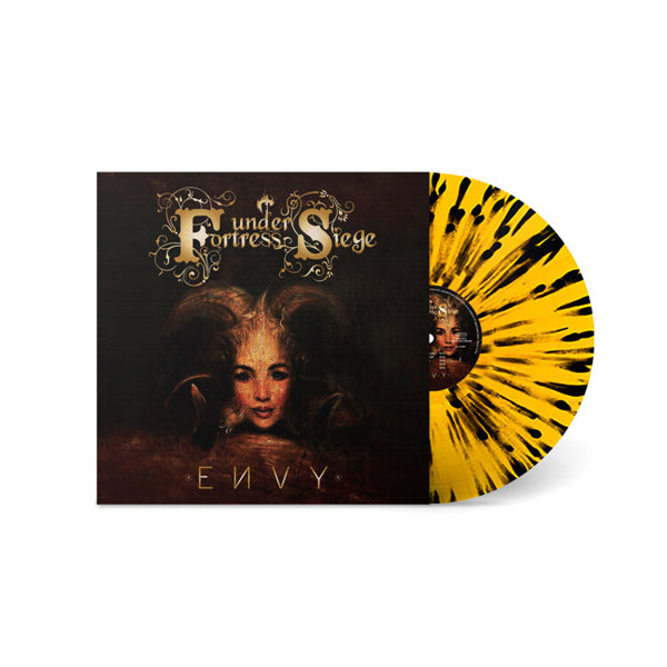 Fortress Under Seige LP - Envy (Black/Yellow Splatter Vinyl) | Buy Now For 56.99