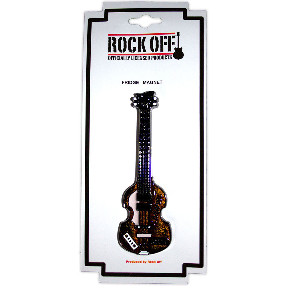 Rock Off Fridge Magnets - Mathew Street Brown Bass