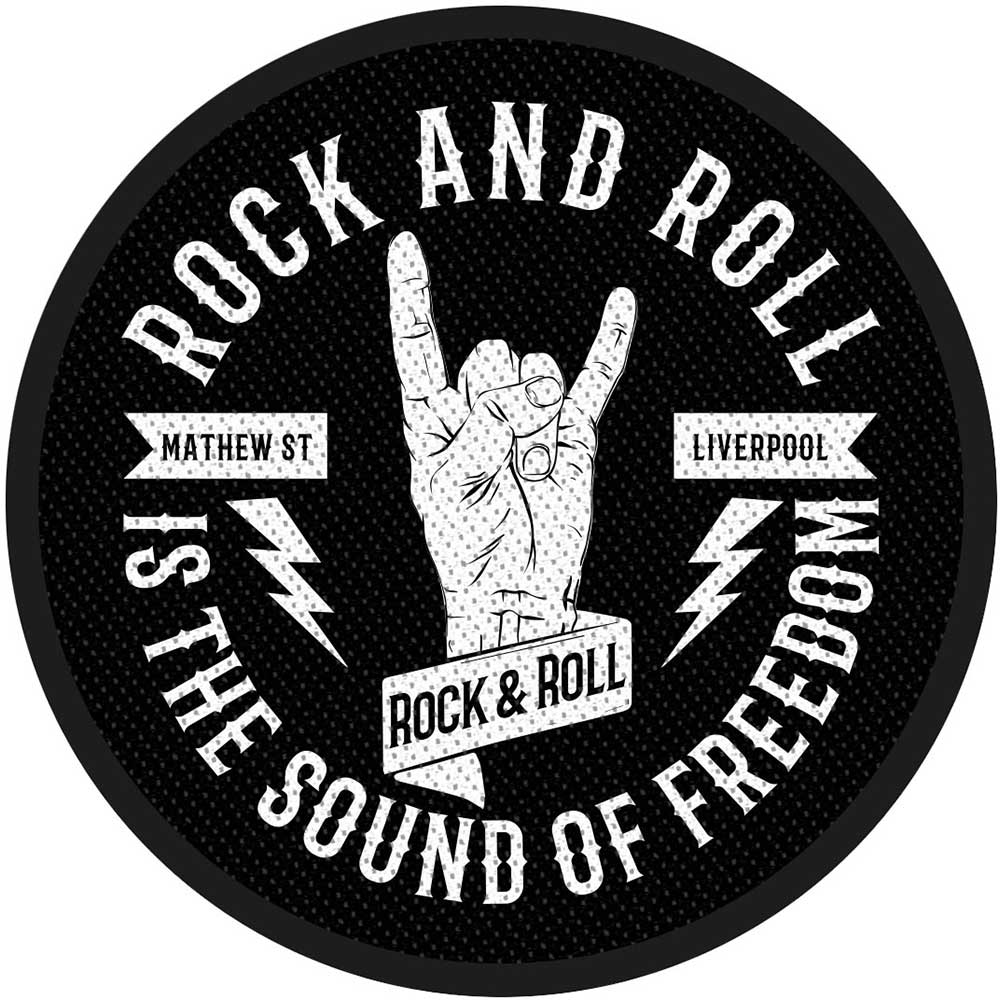Rock Off Patches - Iron On - Mathew St R&R Horns