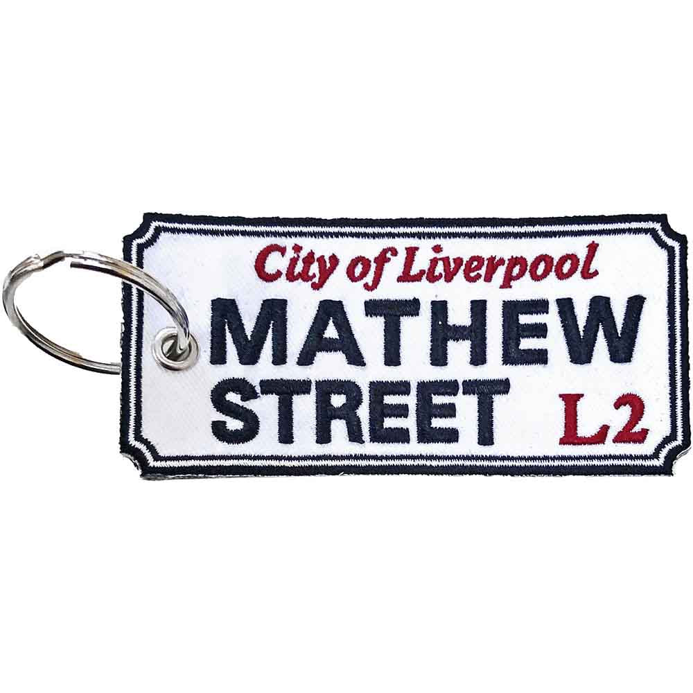Rock Off Patch Keychains  - Mathew Street Liverpool Sign