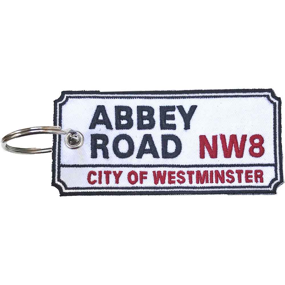 Rock Off Patch Keychains  - Abbey Road NW London Sign