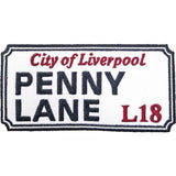 Rock Off Patches - Iron On - Penny Lane Liverpool Sign