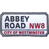 Rock Off Patches - Iron On - Abbey Road NW London Sign