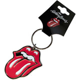 The Rolling Stones Standard Keychains - Classic Tongue Metal