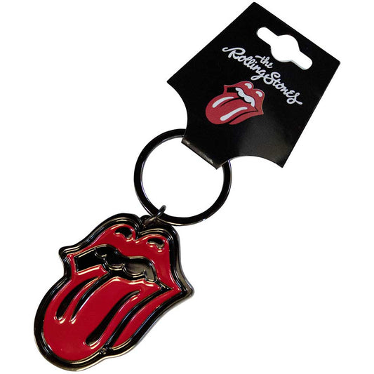 The Rolling Stones Standard Keychains - Classic Tongue Black