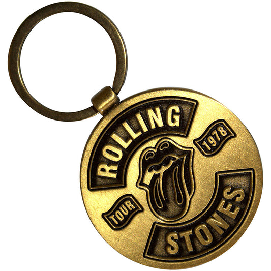Rolling Stones Standard Keychains - Classic Tongue/Tour '78 Double-Sided
