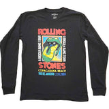 The Rolling Stones Long Sleeve T Shirt - Copacobana Beach
