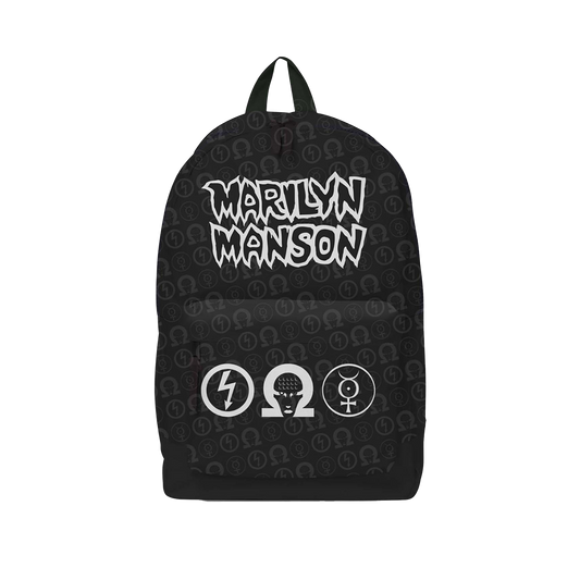 Rocksax Marilyn Manson Backpack - Logo    | Buy Now For 39.99