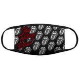 The Rolling Stones Face Masks - B&W Tongues