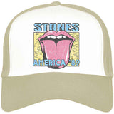 The Rolling Stones Baseball Caps - America '89 Tour Map