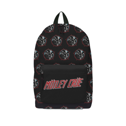 Rocksax Mötley Crüe Backpack - Heavy Metal Power    | Buy Now For 39.99