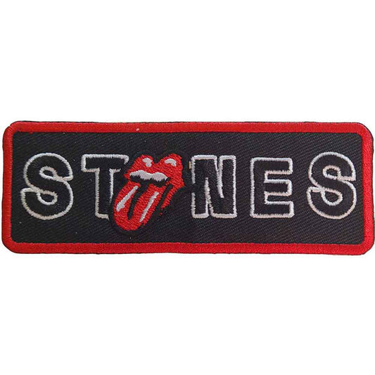The Rolling Stones Patches - Iron On - Bordered No Filter Licks