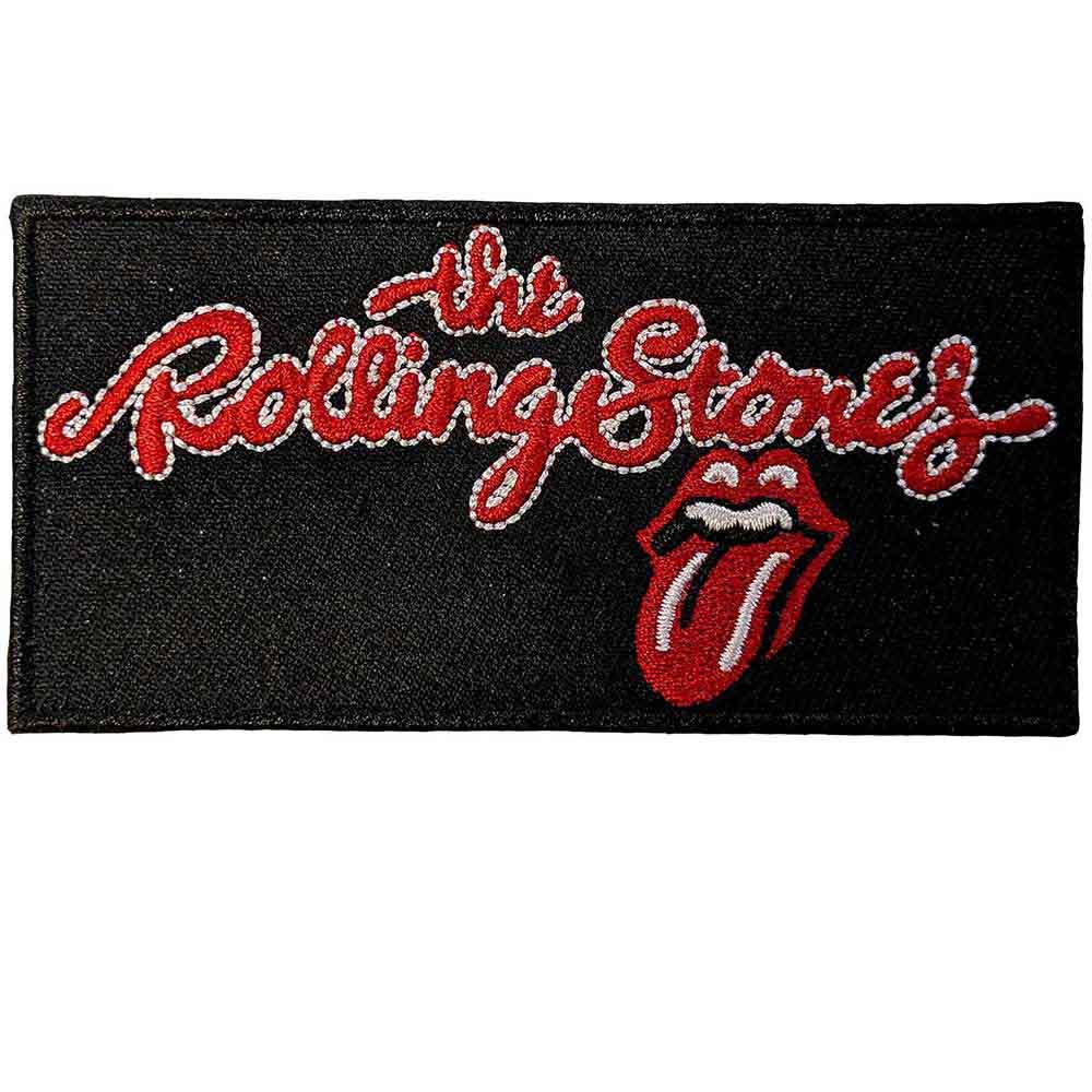 The Rolling Stones Patches - Iron On - Script Logo