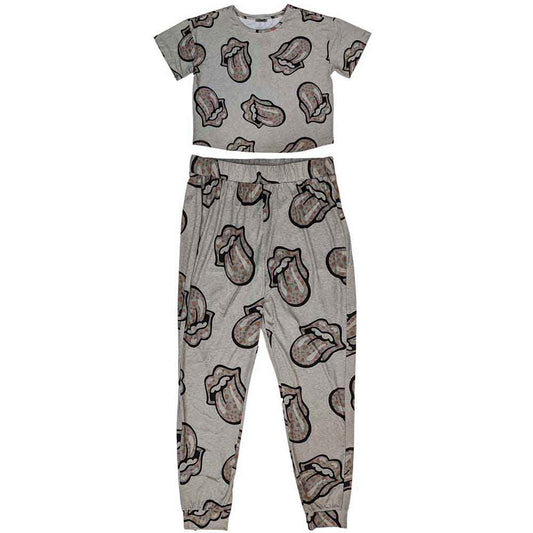 The Rolling Stones Women's Pyjamas - Heart Tongue