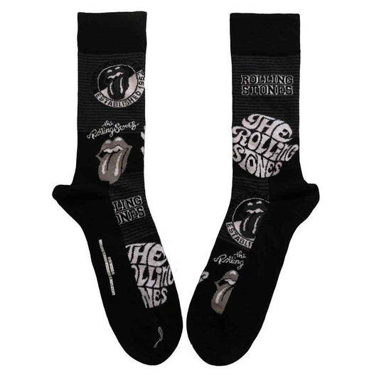 The Rolling Stones Ankle Socks - Mono Logos