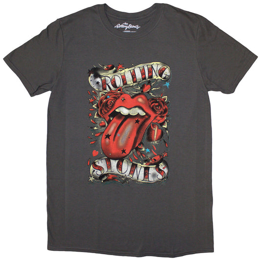Rolling Stones Women's T Shirt - Tongue & Stars | Buy Now For 24.99