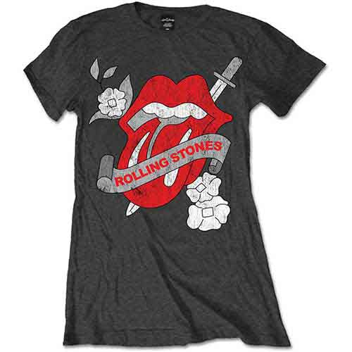 The Rolling Stones Women's T Shirt - Vtge Tattoo