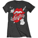 The Rolling Stones Women's T Shirt - Vtge Tattoo