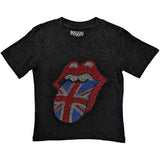 The Rolling Stones Children's T Shirt - British Tongue Embellished