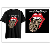 The Rolling Stones T Shirt - Leopard Print Tongue