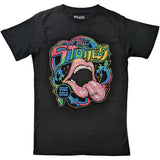 The Rolling Stones T Shirt - Some Girls Neon Tongue Diamante