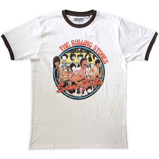 The Rolling Stones T Shirt - Some Girls Circle Ringer