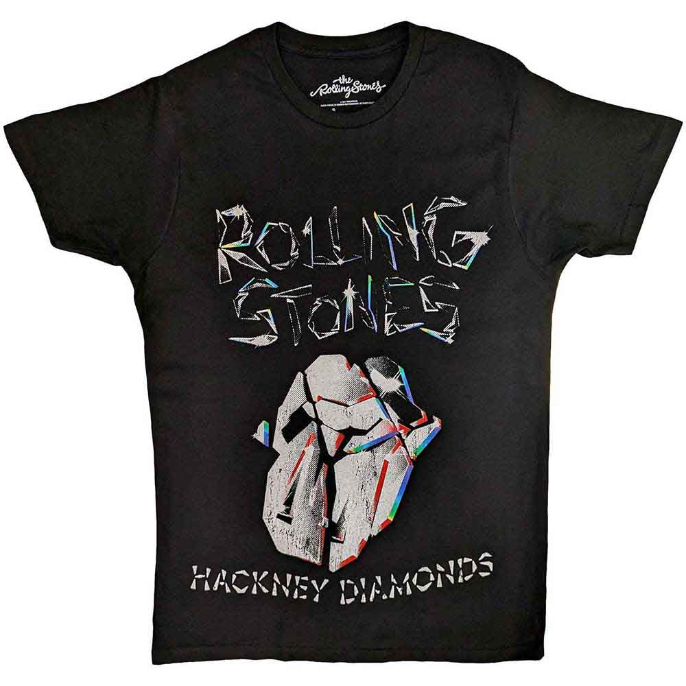 The Rolling Stones T Shirt - Hackney Diamonds Faded Logo