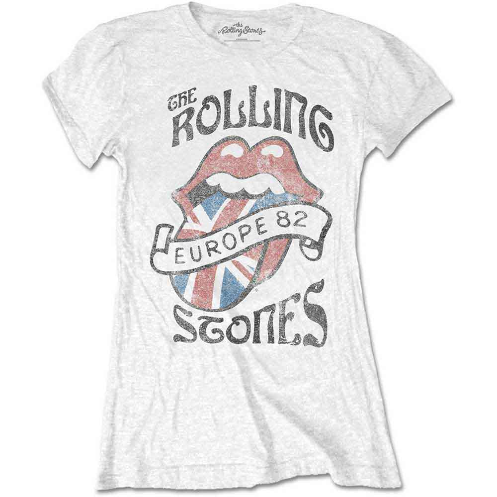 The Rolling Stones Women's T Shirt - Europe '82