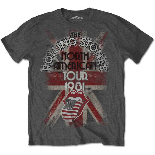 The Rolling Stones T Shirt - N American Tour 81