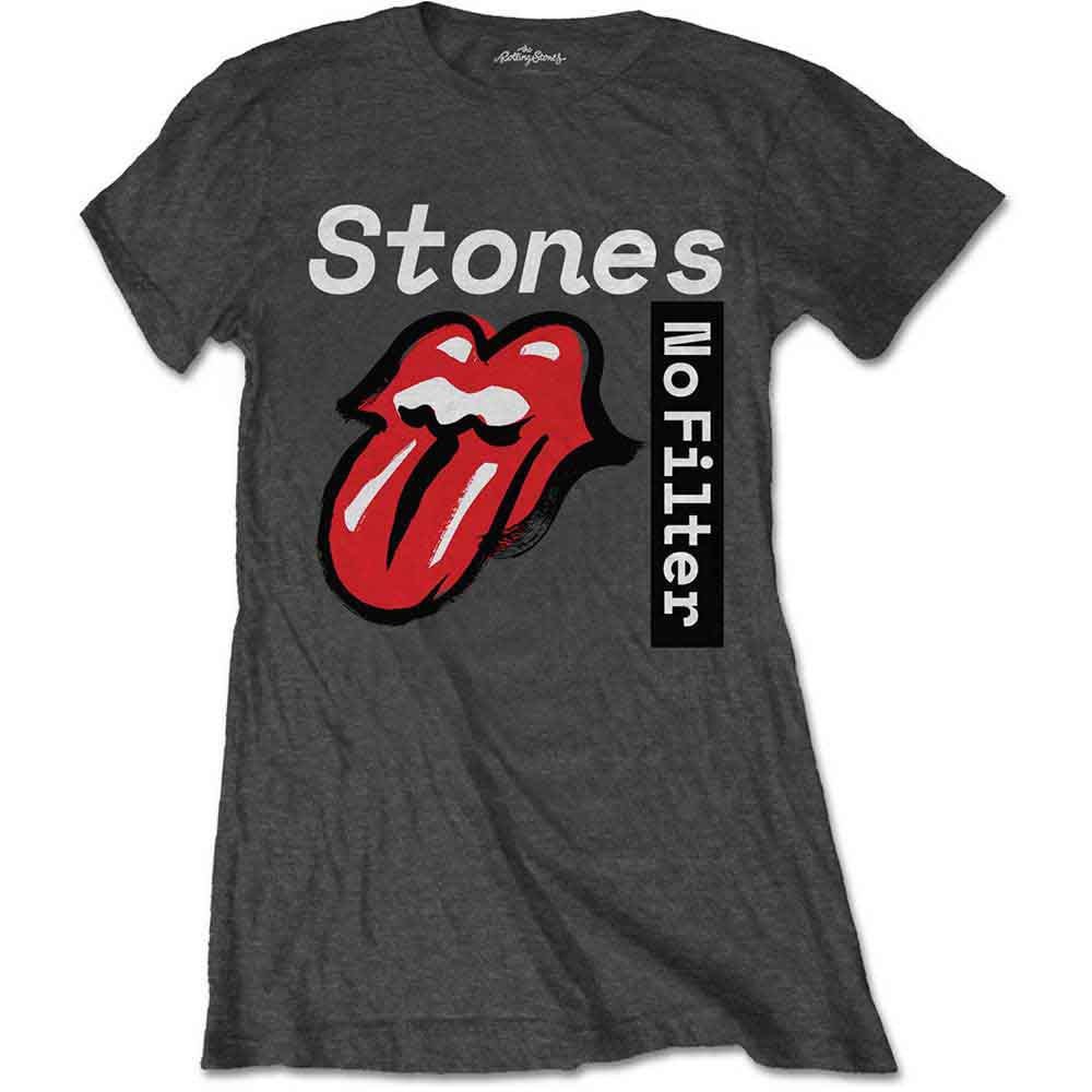 Rolling Stones Woman's T Shirt - No Filter Text