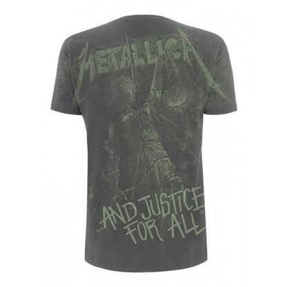 Metallica T Shirt - And Justice For All Neon (All Over)