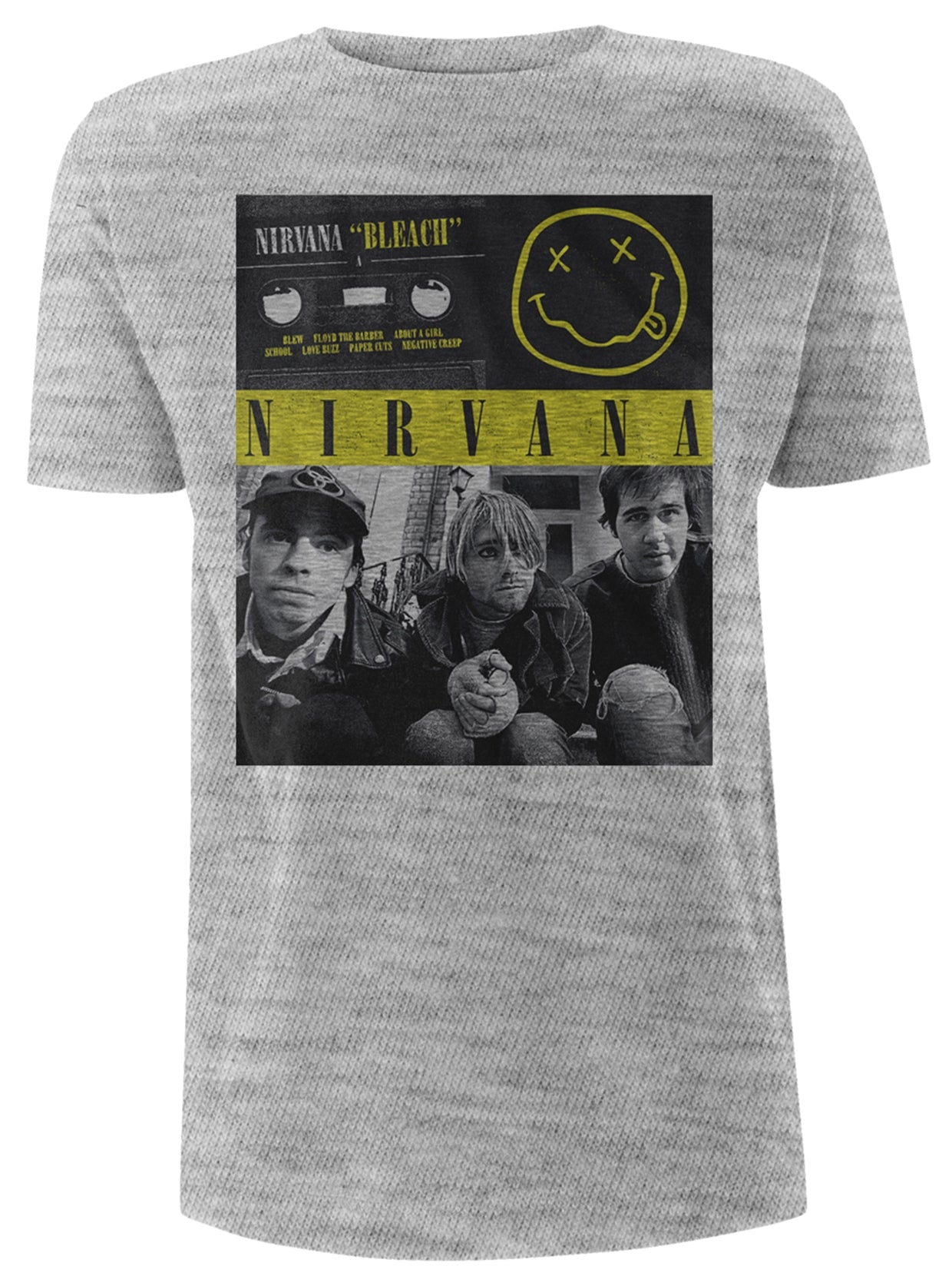 Nirvana T Shirt - Bleach Tape Photo | Buy Now For 29.99