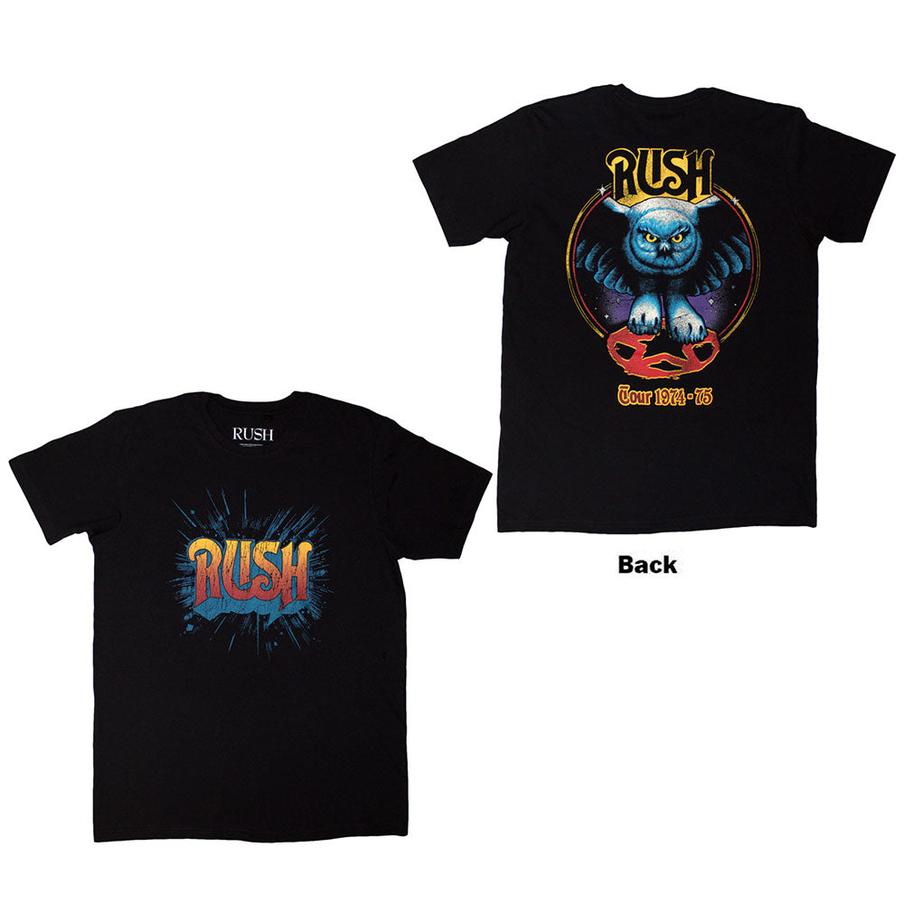 Rush T Shirt - Tour '74-'75 | Buy Now For 24.99