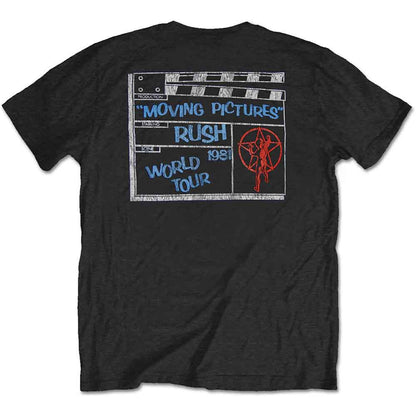 Rush T Shirt - Moving Pictures 1981 Tour