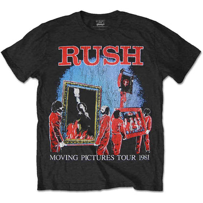 Rush T Shirt - Moving Pictures 1981 Tour